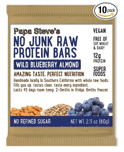 Blueberry Organic Vegan Protein Bars