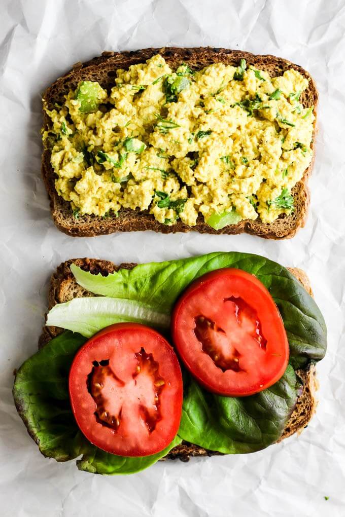 Vegan "Egg" Salad Sandwich