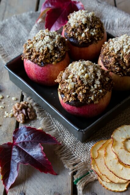 Baked Apples Stuffed with Fruit Mince