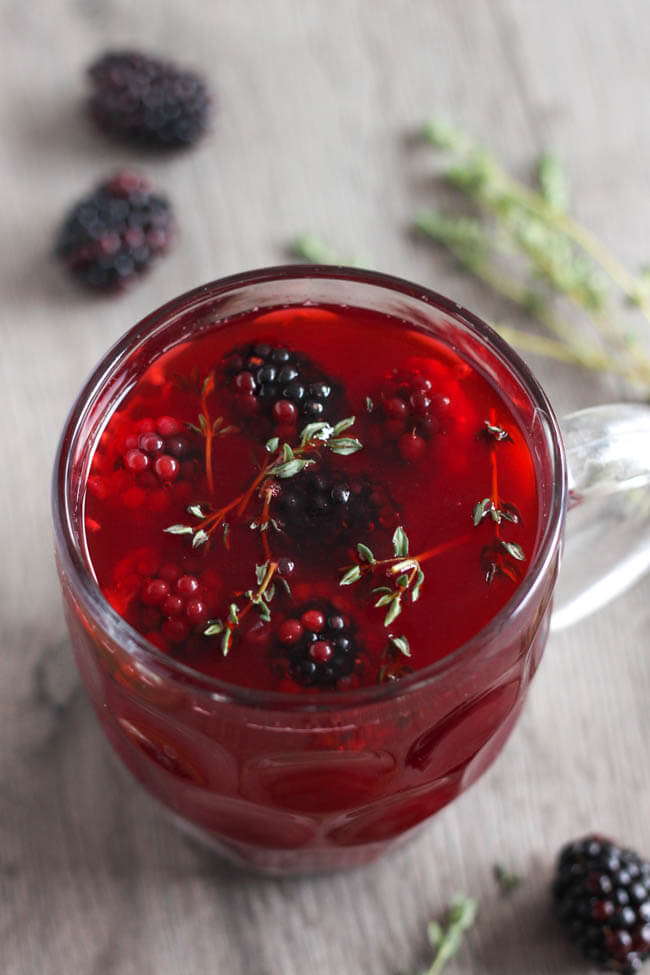 Apple and Blackberry Mulled Cider