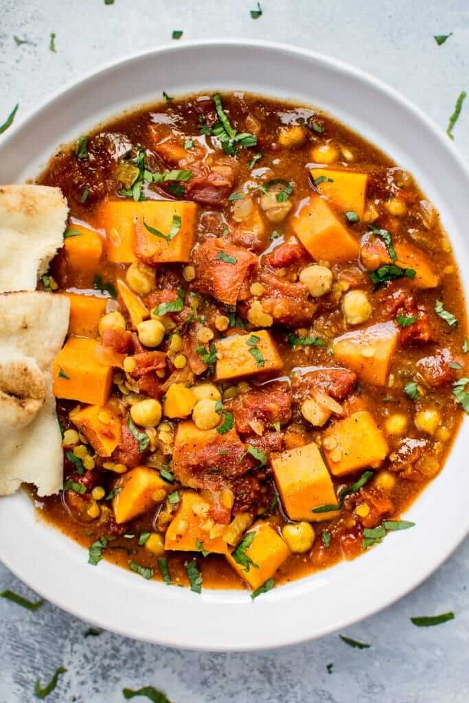 Vegan Crockpot Sweet Potato Curry