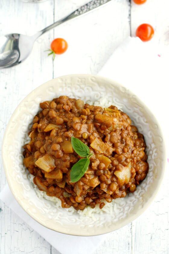 Vegan Slow Cooker Lentil Curry