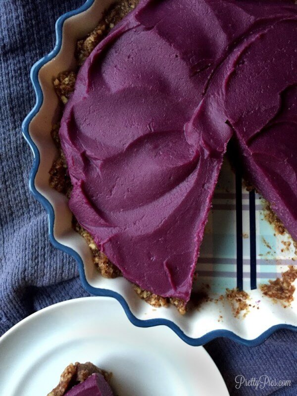 Vegan Purple Sweet Potato Pie (paleo)