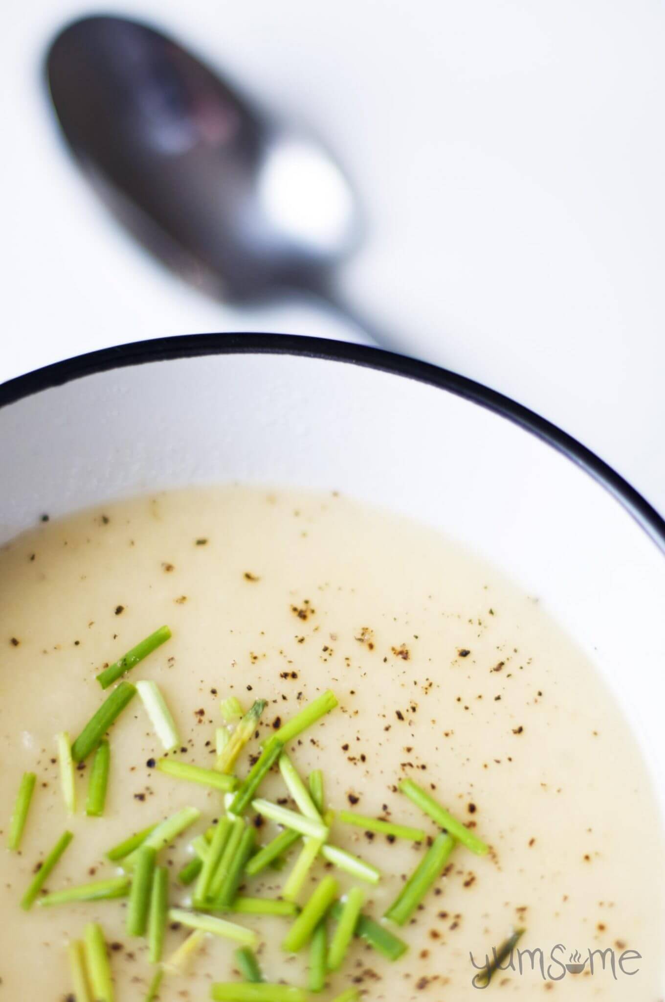 Vegan Leek and Potato Soup (low-carb)