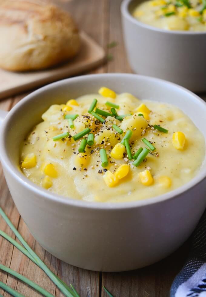 Vegan Potato Corn Chowder
