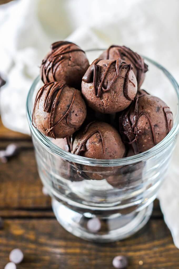 Black Bean Chocolate Protein Balls