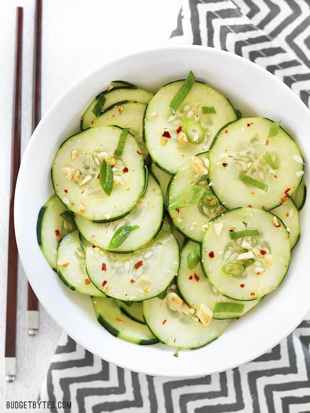 Vegan Thai Cucumber Salad