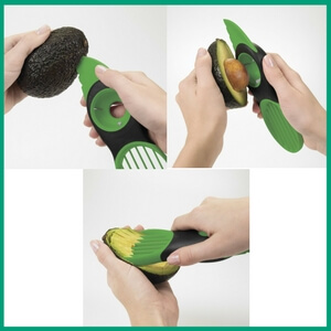 3in1 Avocado Slicer - Must-Have Kitchen Appliances and Gadgets for Vegans | The Green Loot #vegan #kitchen