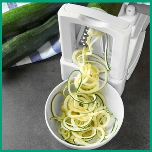Spiralizer - Must-Have Kitchen Appliances and Gadgets for Vegans | The Green Loot #vegan #kitchen