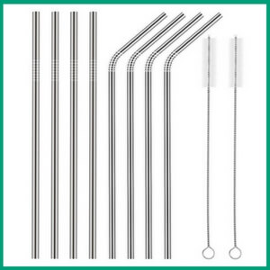 Stainless Steel Straws - Must-Have Kitchen Appliances and Gadgets for Vegans | The Green Loot #vegan #kitchen