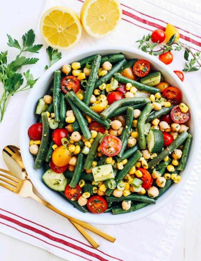 Vegan Green Bean Summer Salad