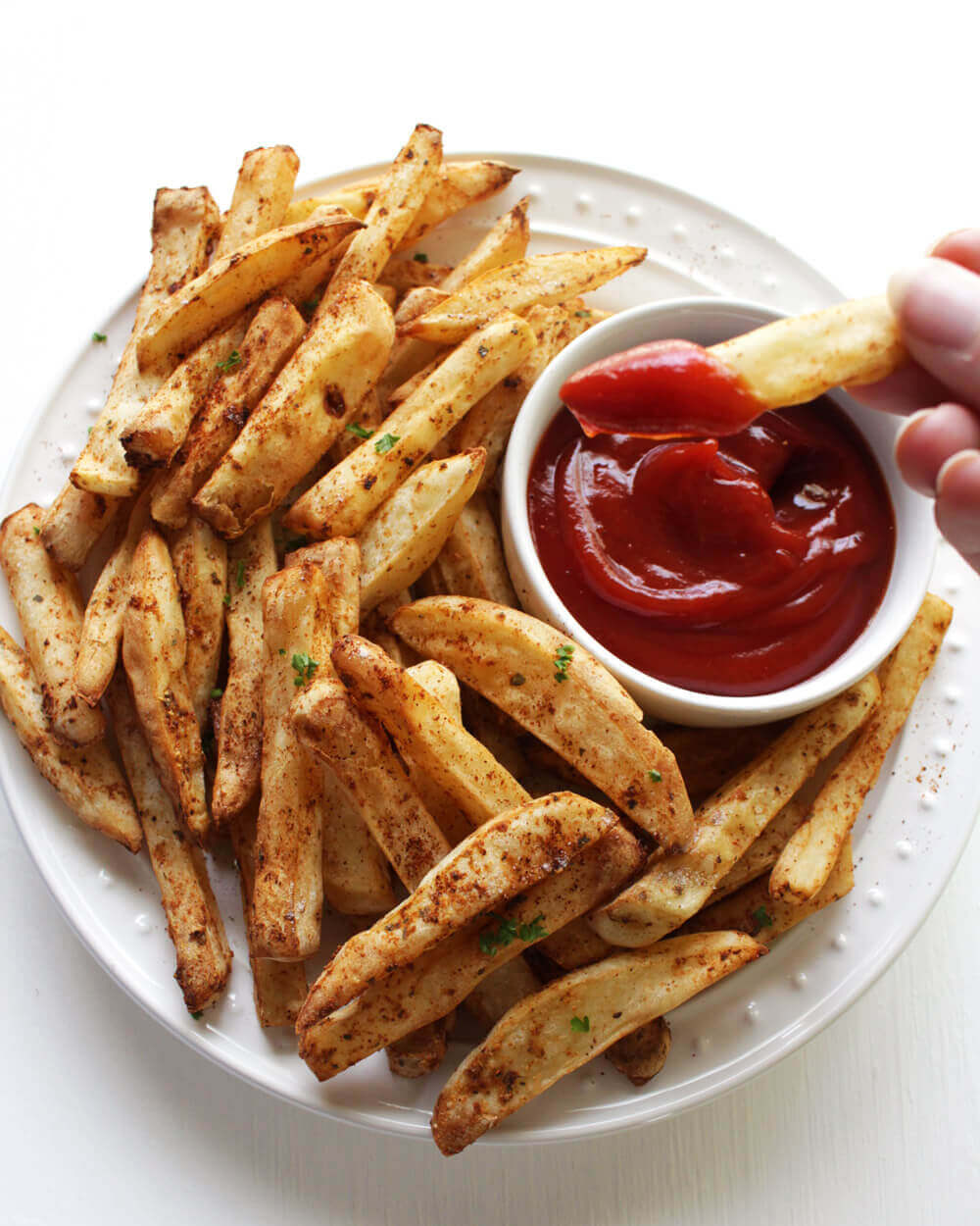 Vegan Air Fryer Fries (no-oil)