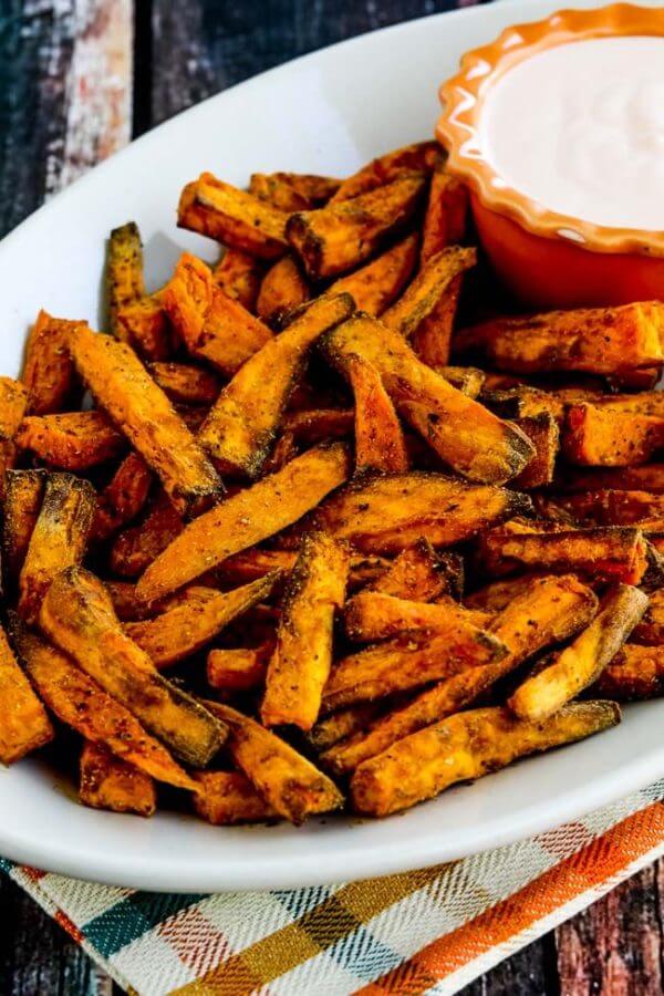 Vegan Spicy Sweet Potato Fries