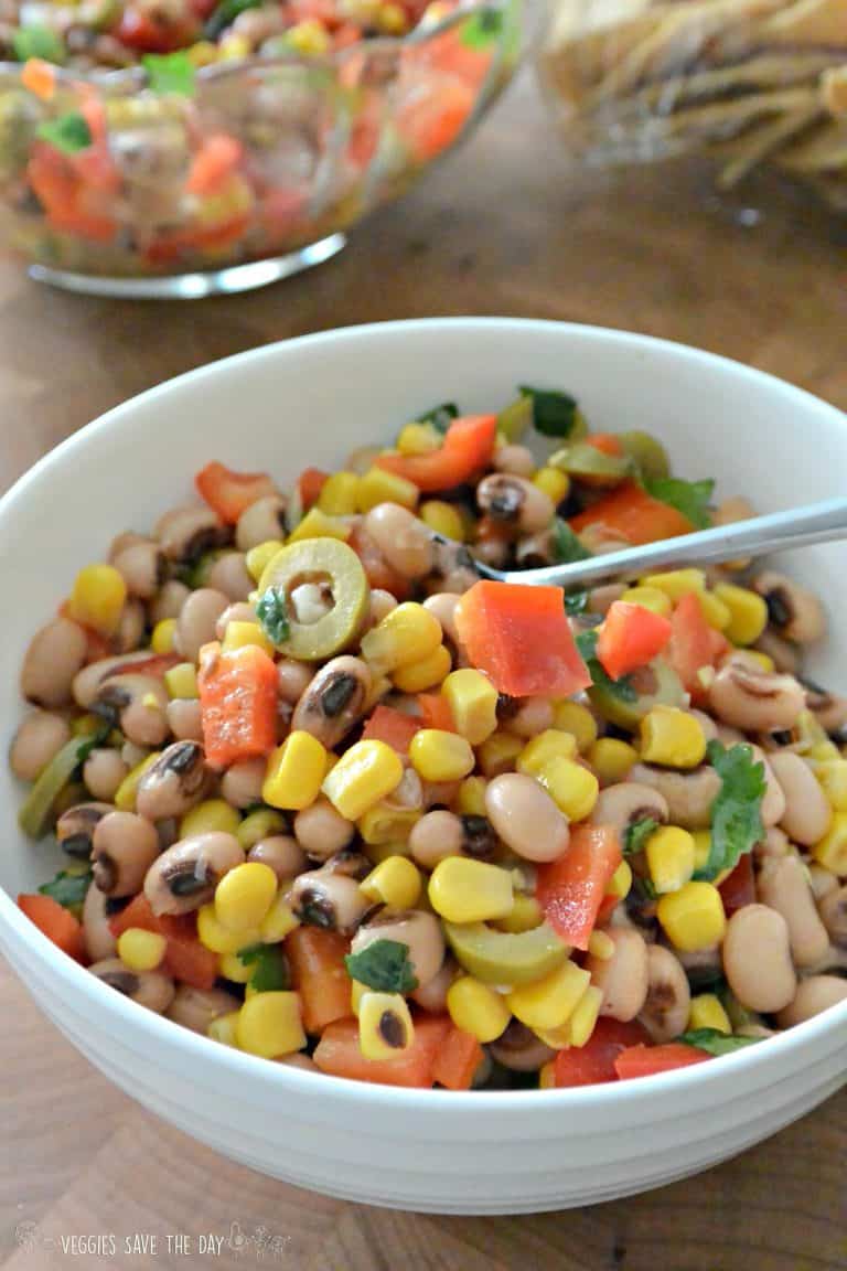 Vegan Black-Eyed Peas and Corn Salad