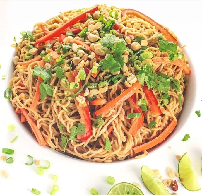 15-minute Peanut Noodles