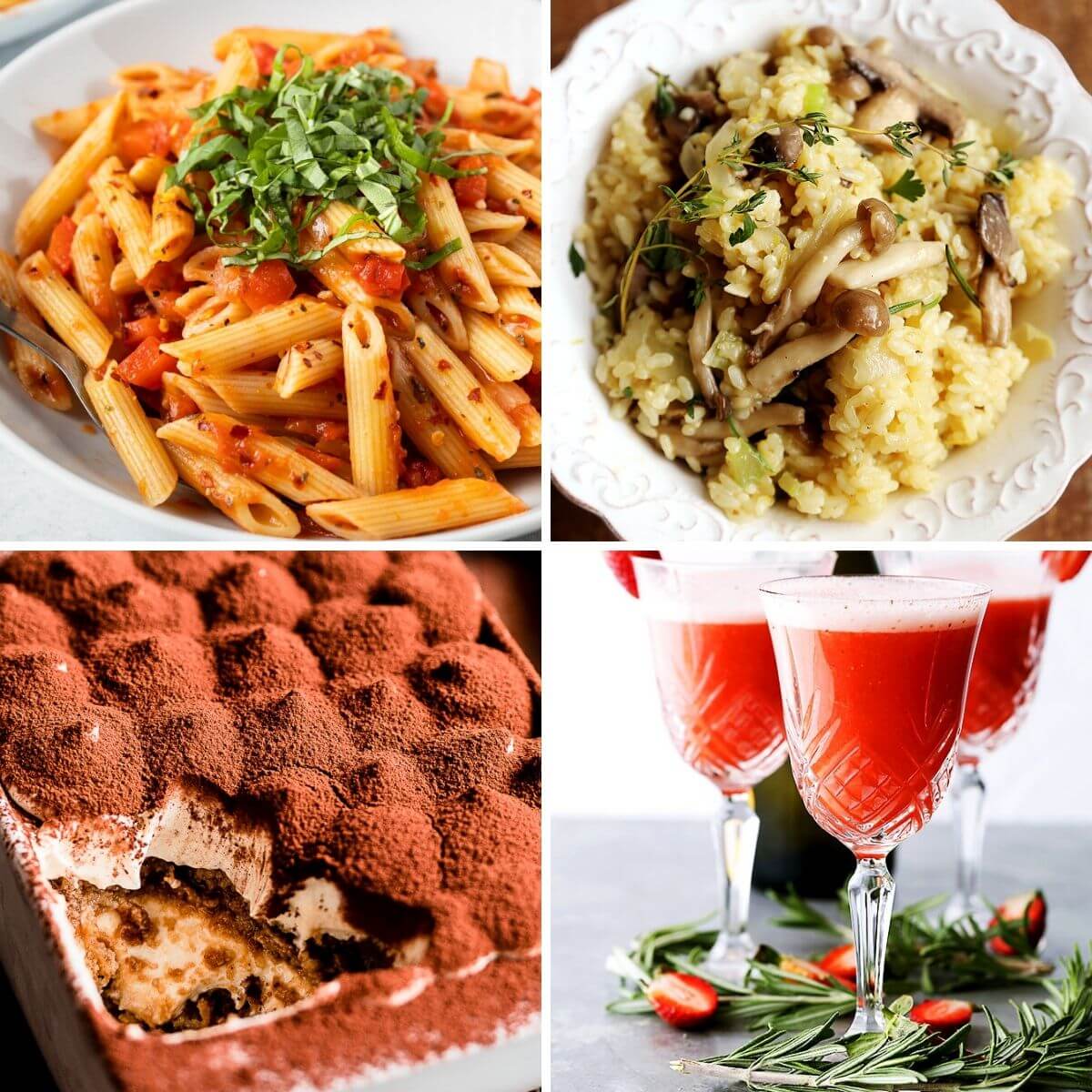 28 Tasty Vegan Italian Recipes (Dinner, Dessert, Appetizer, Drinks)