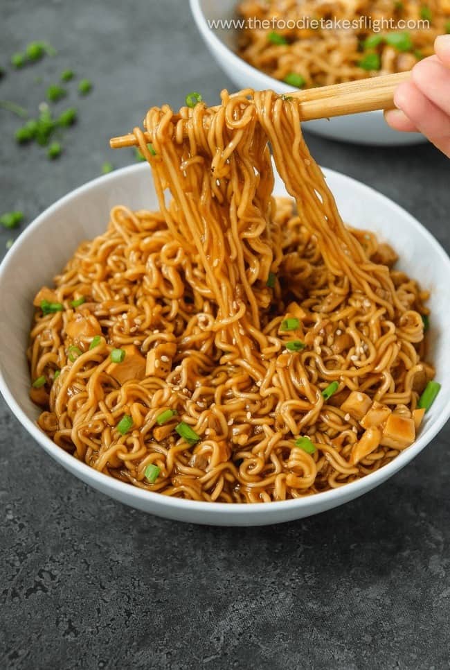 Saucy Ramen Noodles