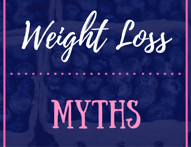 Weight Loss Myths