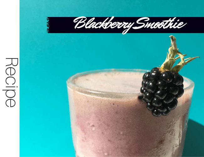 Vegan Healthy Blackberry Smoothie