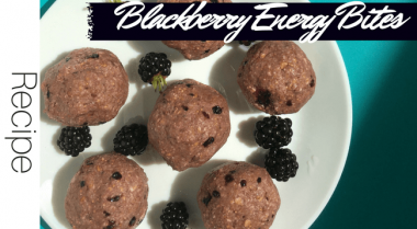 Healthy No Bake Blackberry Energy Bites Vegan Gluten free