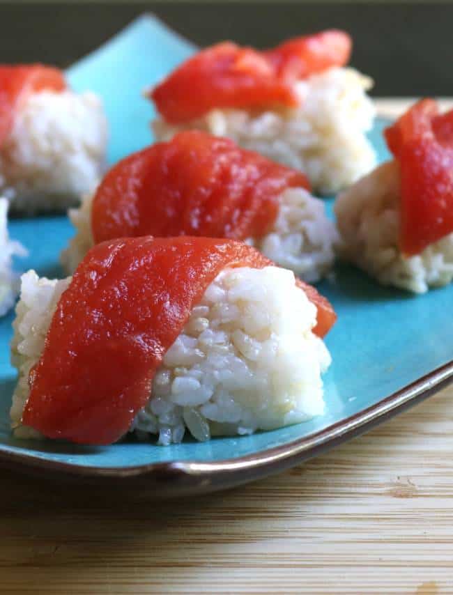 Tomato Tuna Sashimi