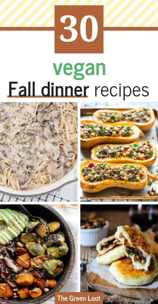 39 Cozy Vegan Fall Recipes for Dinner (Healthy) | The Green Loot