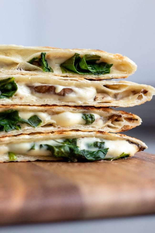 Mushroom Quesadillas