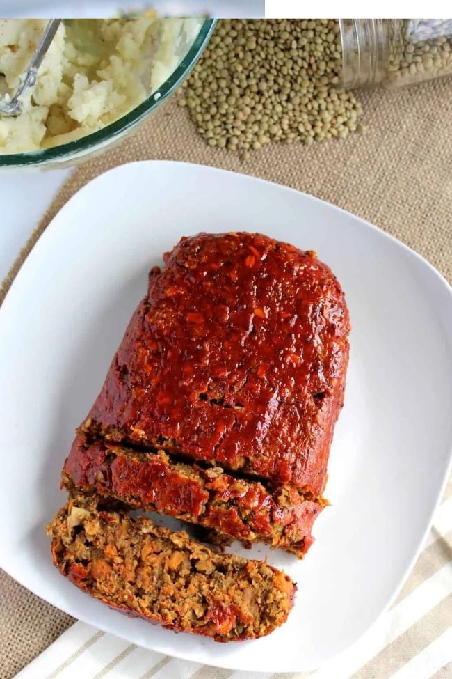 Mushroom Lentil Loaf