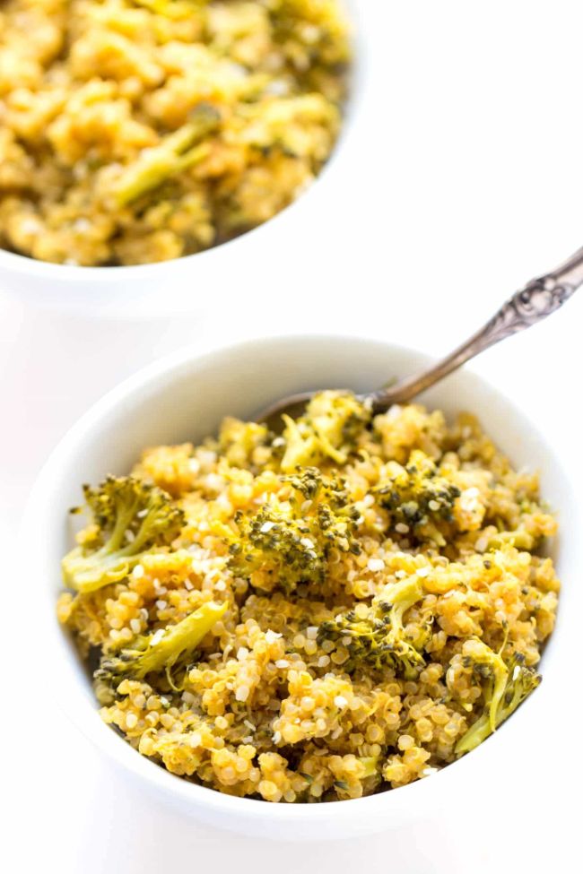 Broccoli + Quinoa Mac and Cheese