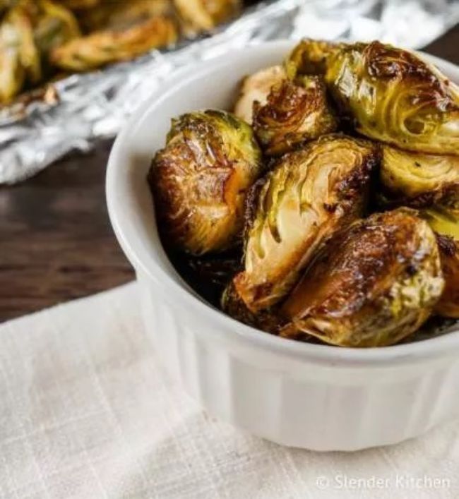 Crispy Balsamic Brussels Sprouts