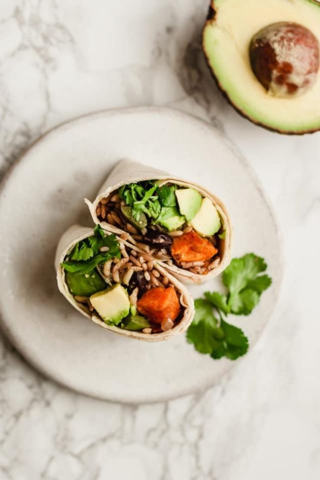 Sweet Potato and Black Bean Burritos