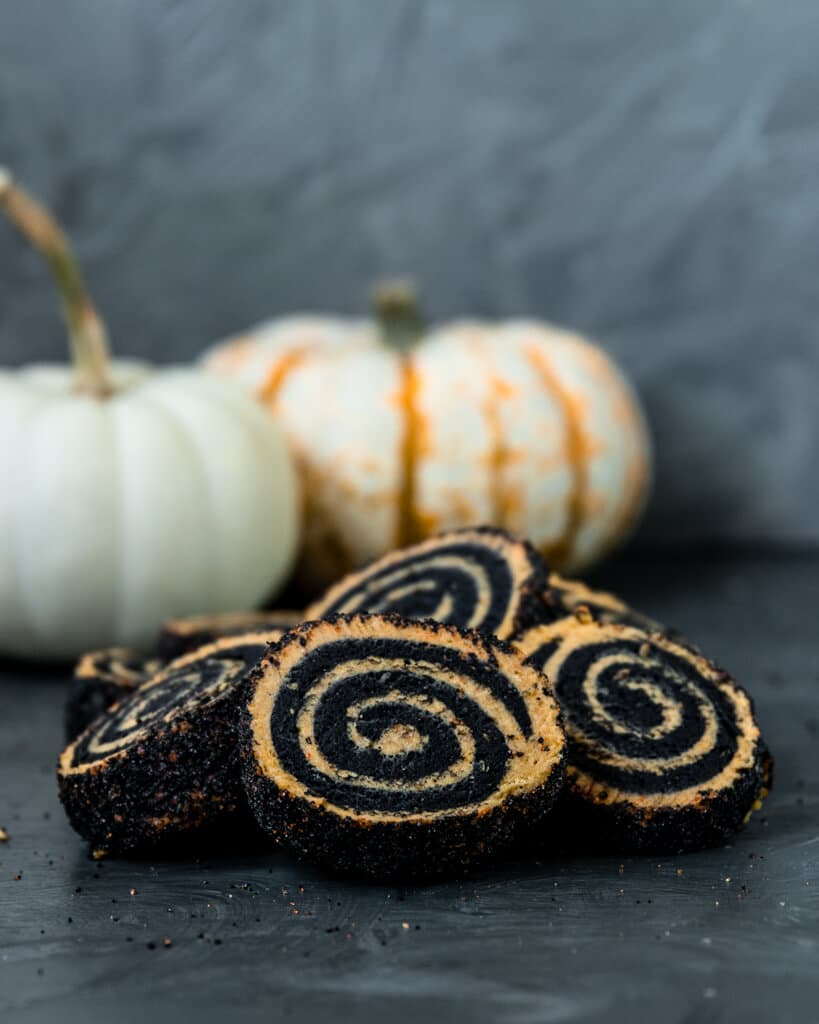 Halloween Pinwheel Cookies