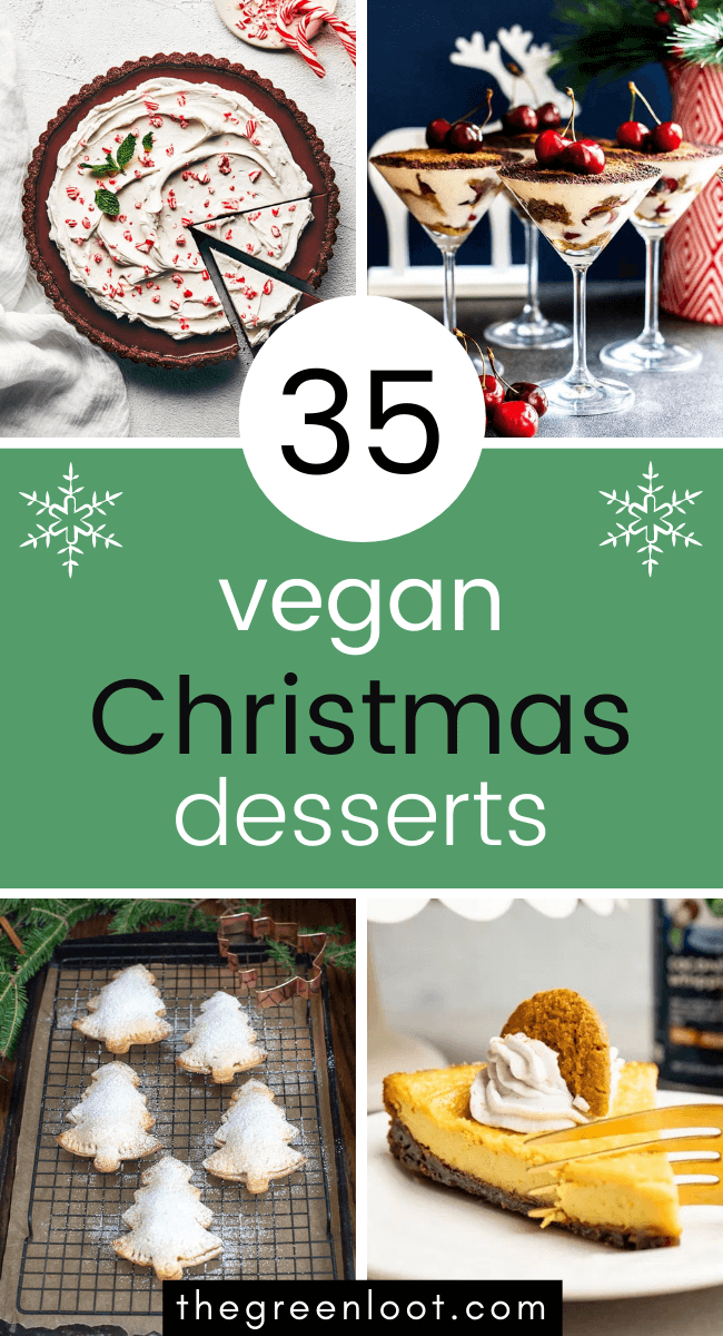 vegan Christmas dessert recipes