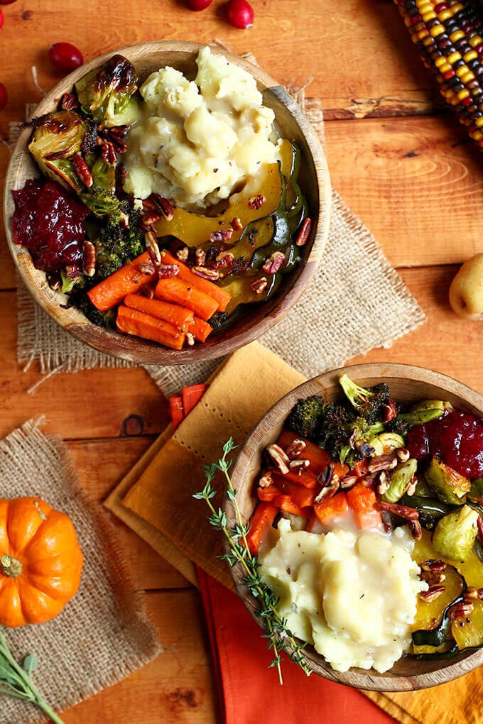 Roasted Thanksgiving Bowls