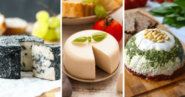 These vegan cheese recipes are the best. Make an easy, melty mozzarella, cashew, almond, or nut-free cheese at home today. Dairy-free and delicious! | The Green Loot #vegan #dairyfree