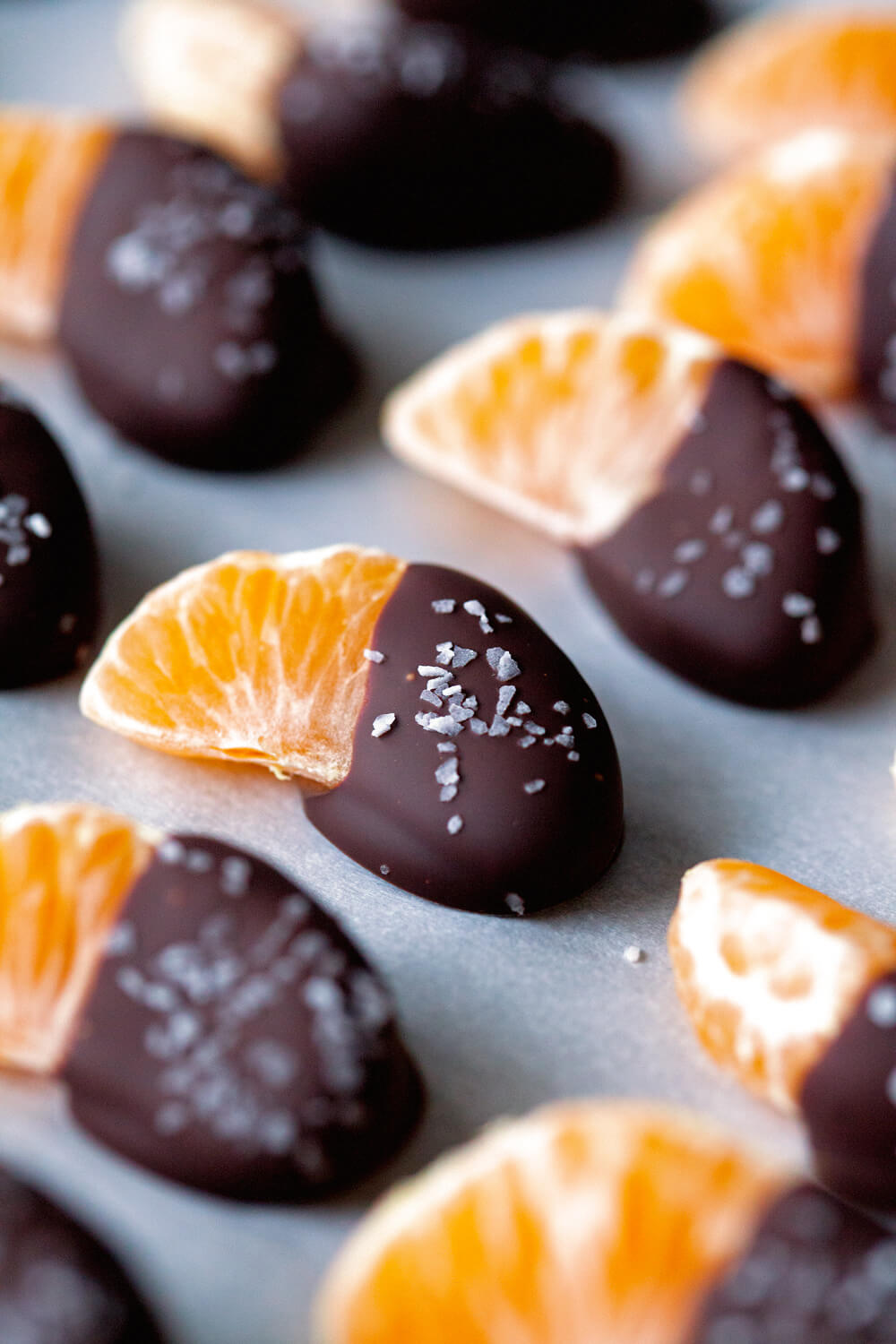 Vegan Chocolate Dipped Mandarin