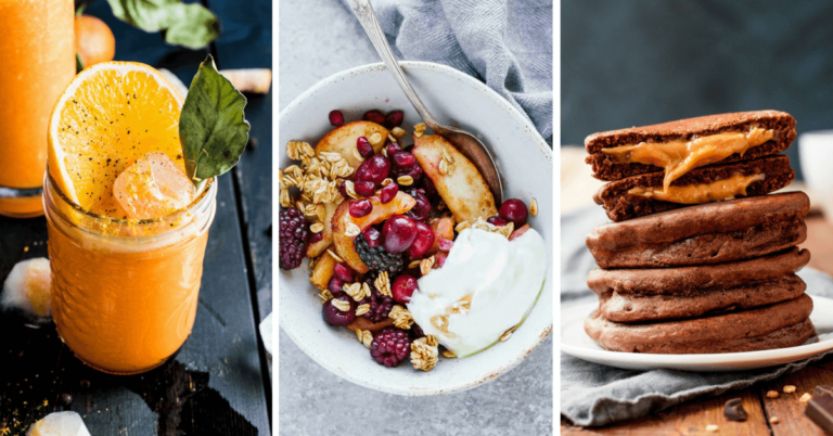 Get inspired with these vegan Winter breakfast recipes that are healthy and warming. Easy, dairy-free ideas to make with fruit smoothie bowls, cinnamon, almond flour or chia seeds to warm you up on the coldest mornings. | The Green Loot #vegan #healthy