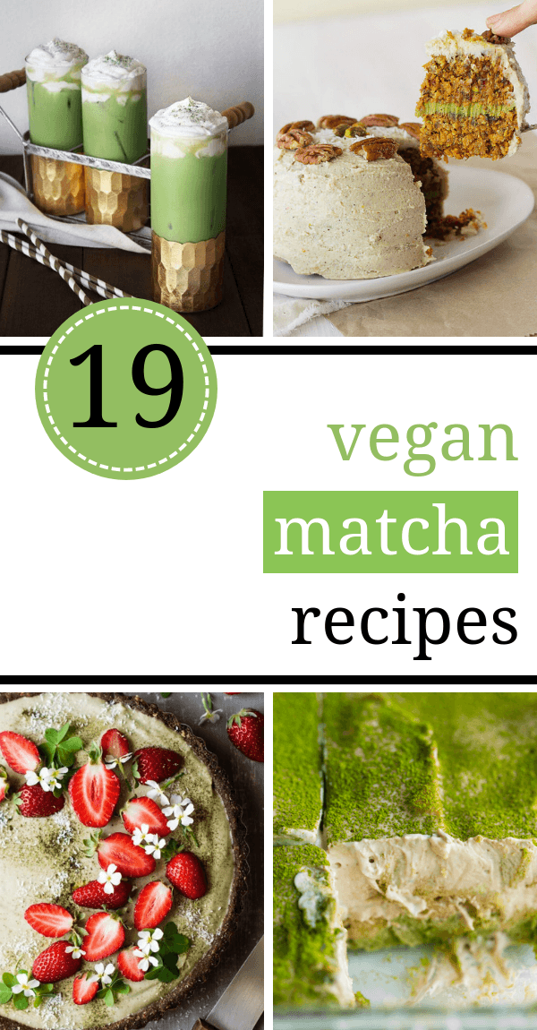 These healthy vegan matcha recipes are super tasty and full of the amazing benefits of green tea. Enjoy it as a dessert, smoothie, latte, breakfast..etc. | The Green Loot #vegan #veganrecipes