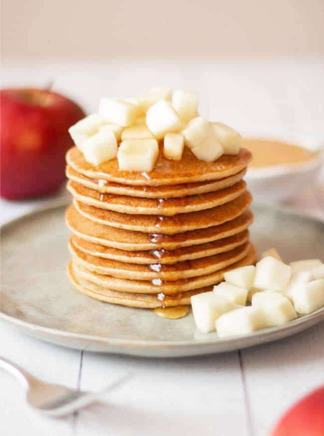 Apple Oat Pancakes