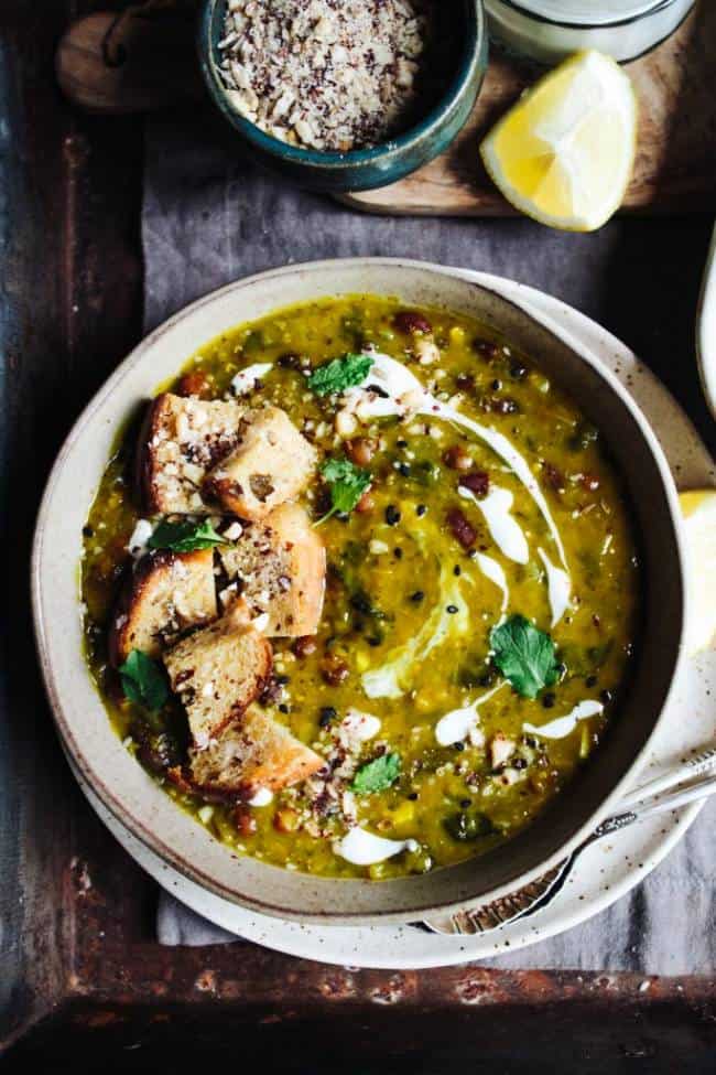 Herby Persian Bean Soup