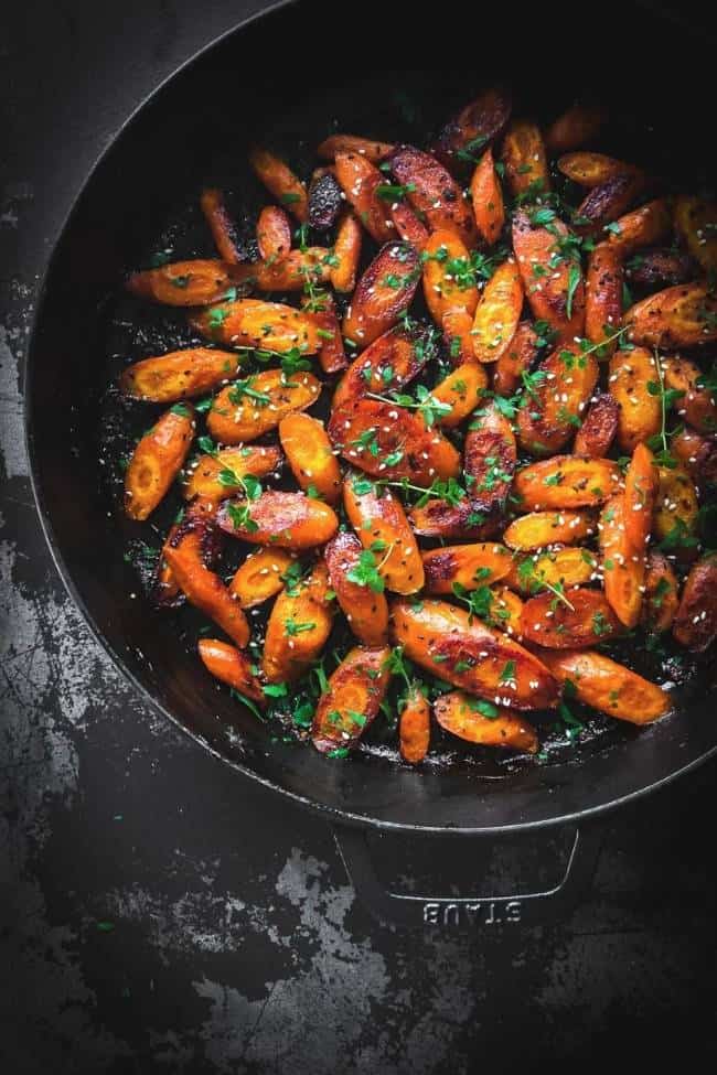 Miso Roasted Carrots