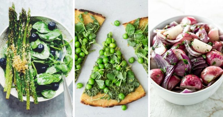 Make these winner vegan clean eating weight loss recipes for Spring, that make amazing seasonal dinners. Get the recipes to detox, burn fat and lose weight while eating delicious food. Spring cleaning means cooking healthy meals too! | The Green Loot #vegan #cleaneating #weightloss