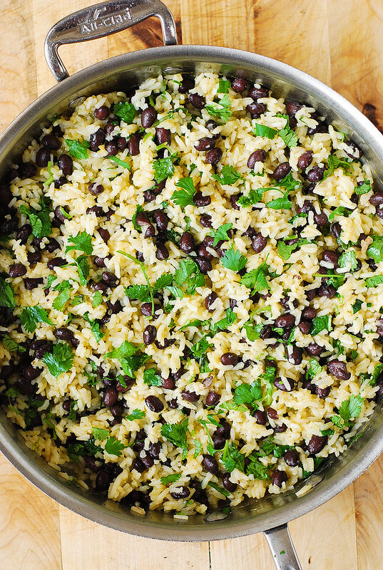 Vegan Cilantro-Lime Black Bean Rice