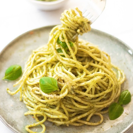 vegan Basil Pesto Pasta