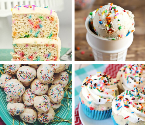 vegan funfetti recipes