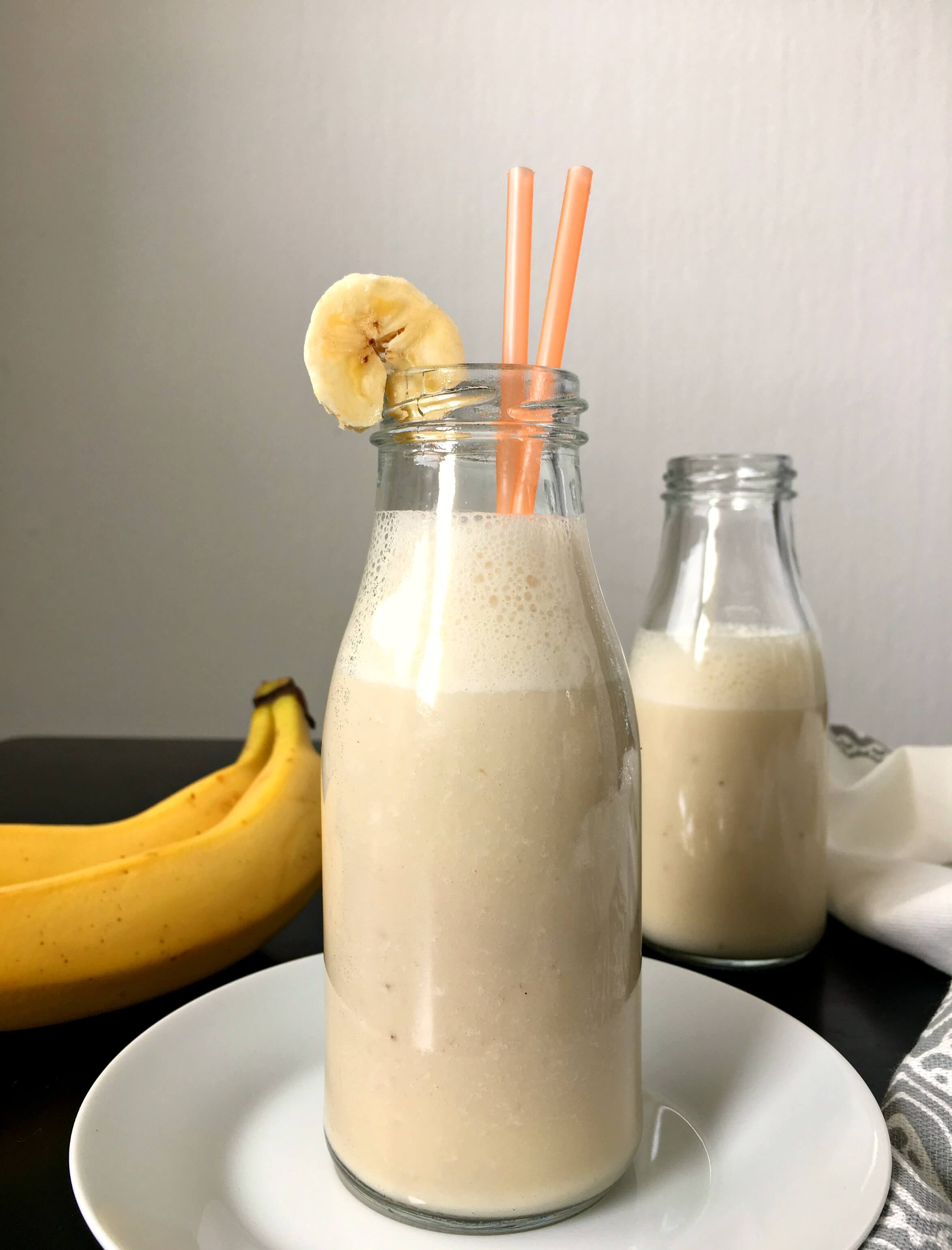 Healthy Banana Milk (vegan, dairy-free) | The Green Loot