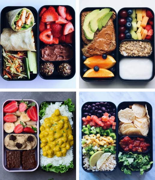 These healthy vegan bento box ideas and recipes for lunch will make sure that you or your kiddos never go hungry or have to buy junk food! A ton of delicious and plant-based ideas you can make for work, school or road trips. | The Green Loot #vegan #bento