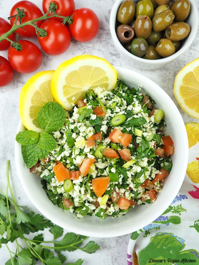 Cauliflower Tabbouleh Salad