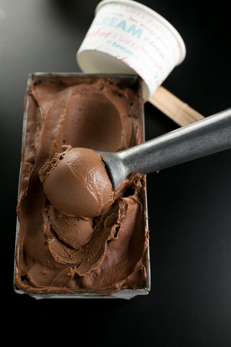 Vegan Creamiest Chocolate Ice Cream