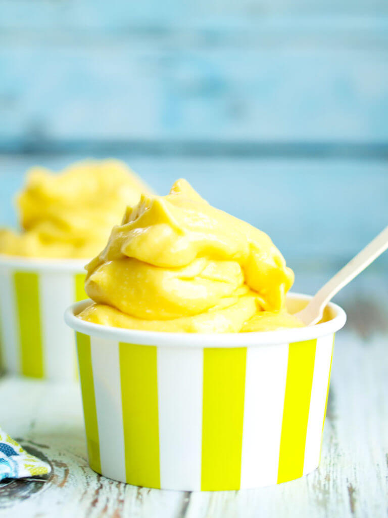 Vegan Creamy Mango Ice Cream